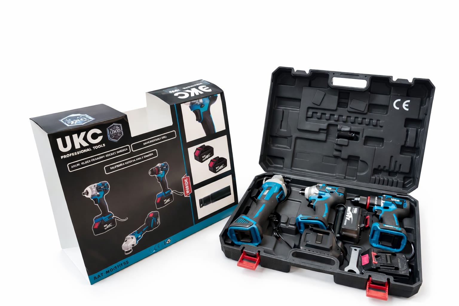 3-in-1 Akku-Werkzeugset mit Bohrschrauber